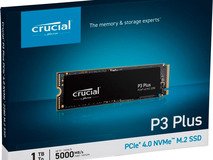 Crucial SSD P3 Plus 1TB NVMe3,5000/3600 MB/s,PCIe Gen 4 x4