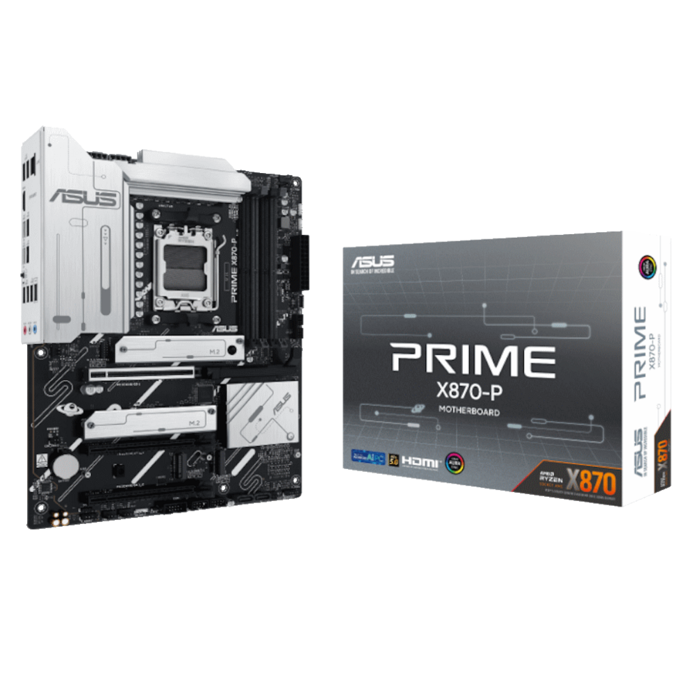 ASUS MB PRIME X870-PX870, AM5; 4xDDR54x M.2; 2x SATA,HDMI,10x USB, RAID,ATX