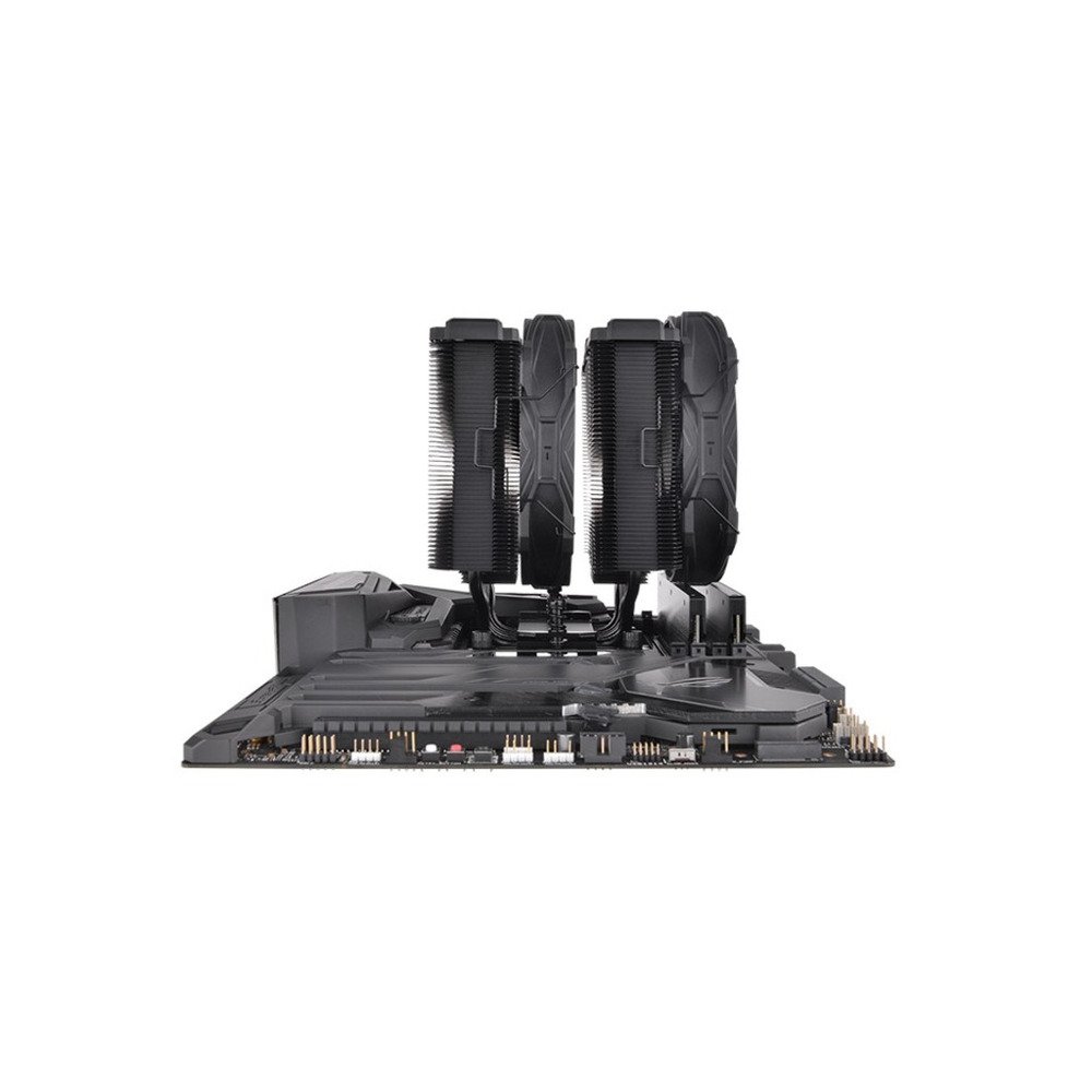 Thermaltake Toughair 710 Black CPU Cooler, Dual Tower, 2x 140mm Ventilatori