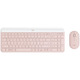 Logitech MK470 Slim Combo Tastatura i Miš - Rose