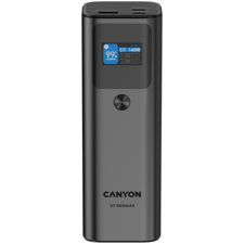 CANYON Power Bank 27000 mAh PD140W QC 3.0 Tamno Siva