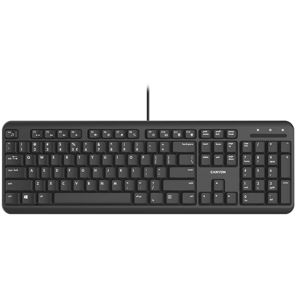 Canyon Velvet Wired Crna Tastatura