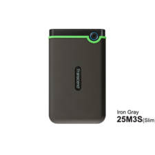 Transcend HDD 2TB StoreJet M3Portable,USB 3.1,anti-shock,Iron Gray